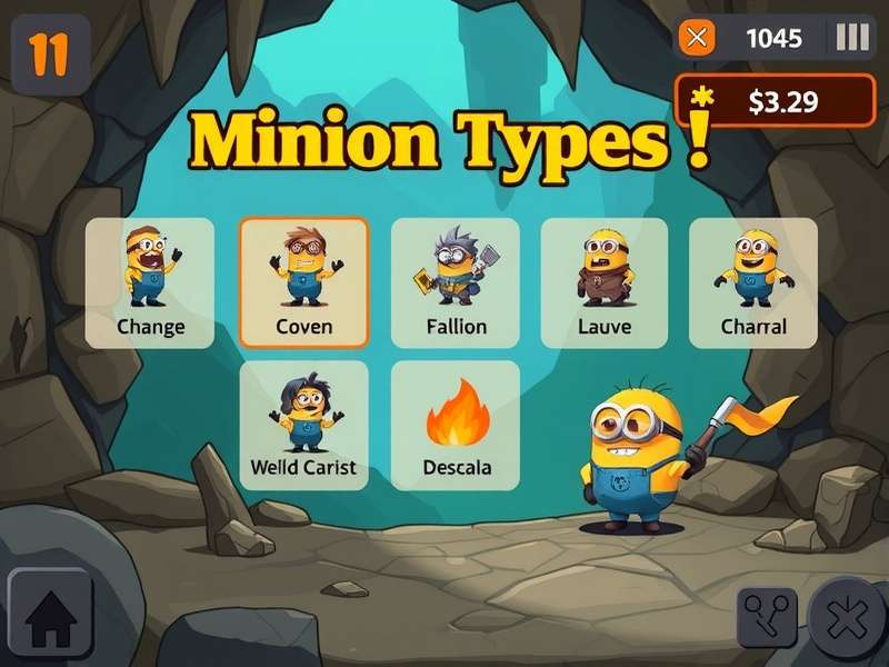 Minion Cave Exploration Game Screenshot